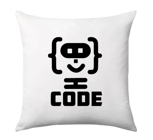 Code Heroes symbol — Sofa cushion 40x40cm includes filling