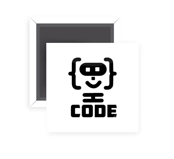 Code Heroes symbol — Τετράγωνο (5x5cm)