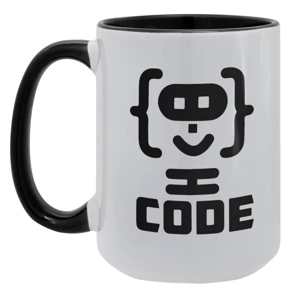 Code Heroes symbol — Mega 15oz Μαύρη