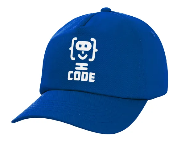 Code Heroes symbol — Twill Children's Cap, ROYAL BLUE (100% COTTON, CHILDREN, UNISEX)