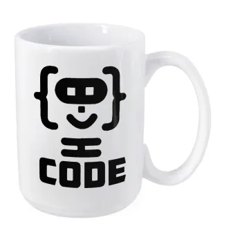 Code Heroes symbol, Κούπα Mega, κεραμική, 450ml