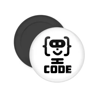 Code Heroes symbol, Μαγνητάκι ψυγείου στρογγυλό διάστασης 5cm