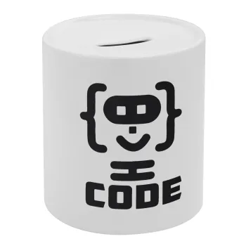 Code Heroes symbol, Κουμπαράς πορσελάνης με τάπα