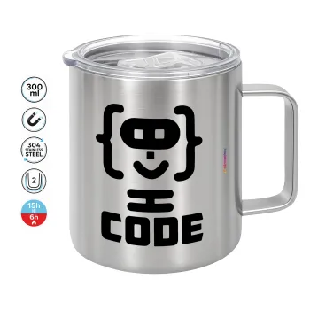 Code Heroes symbol, Mug Stainless steel double wall 300ml