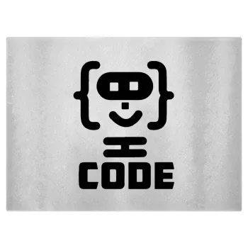 Code Heroes symbol, Επιφάνεια κοπής γυάλινη (38x28cm)
