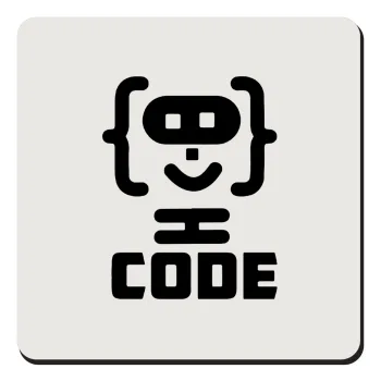 Code Heroes symbol, Τετράγωνο μαγνητάκι ξύλινο 9x9cm