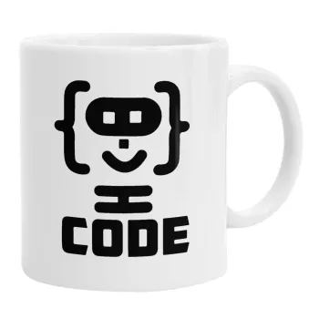 Code Heroes symbol, Ceramic coffee mug, 330ml