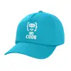 Children's Baseball Cap, 100% Cotton Twill, Blue (COTTON, CHILDREN, UNISEX, ONE SIZE)