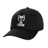 Child's Baseball Cap, 100% Cotton, Black