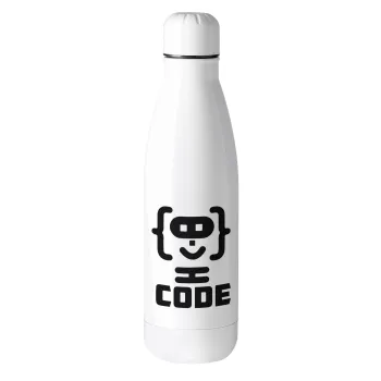 Code Heroes symbol, Metal mug thermos (Stainless steel), 500ml