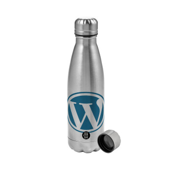 Wordpress, Μεταλλικό παγούρι νερού, ανοξείδωτο ατσάλι, 750ml