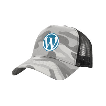 Wordpress, Καπέλο Structured Trucker, (παραλλαγή) Army Camo