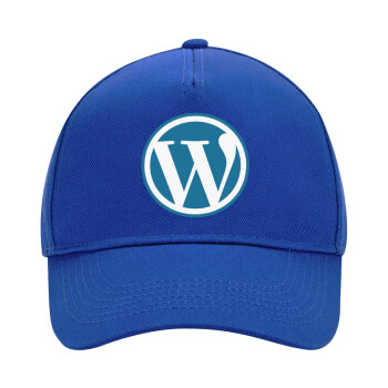 Wordpress, Καπέλο Ενηλίκων Ultimate ΜΠΛΕ, (100% ΒΑΜΒΑΚΕΡΟ DRILL, ΕΝΗΛΙΚΩΝ, UNISEX, ONE SIZE)