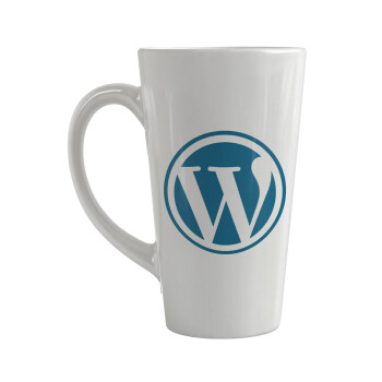 Wordpress, Κούπα κωνική Latte Μεγάλη, κεραμική, 450ml