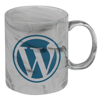 Wordpress, Mug ceramic marble style, 330ml