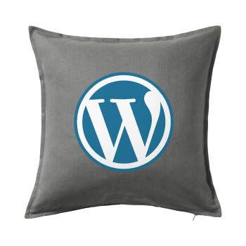 Wordpress, Sofa cushion Grey 50x50cm includes filling