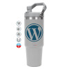 GREY color, 890ml (30oz) stainless Steel Tumbler with Handle