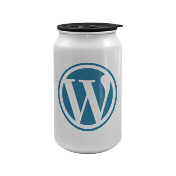 Wordpress, Κούπα ταξιδιού μεταλλική με καπάκι (tin-can) 500ml