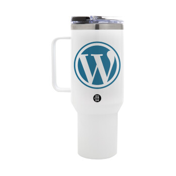 Wordpress, Mega Tumbler με καπάκι, διπλού τοιχώματος (θερμό) 1,2L