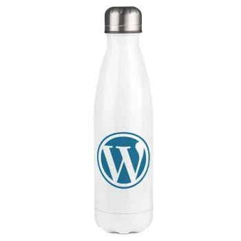 Wordpress, Metal mug thermos White (Stainless steel), double wall, 500ml