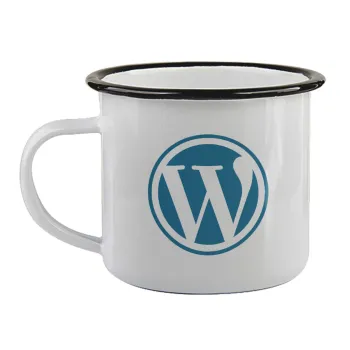 Wordpress, Κούπα εμαγιέ με μαύρο χείλος 360ml