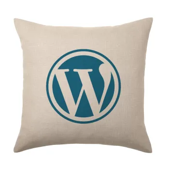 Wordpress, Μαξιλάρι καναπέ ΛΙΝΟ 40x40cm περιέχεται το  γέμισμα