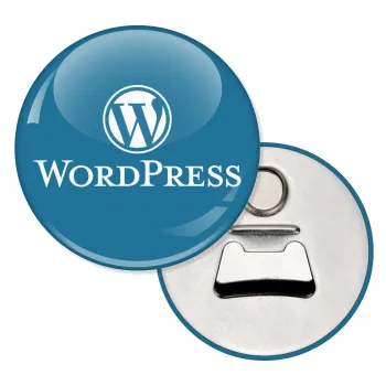 Wordpress, Μαγνητάκι και ανοιχτήρι μπύρας στρογγυλό διάστασης 5,9cm