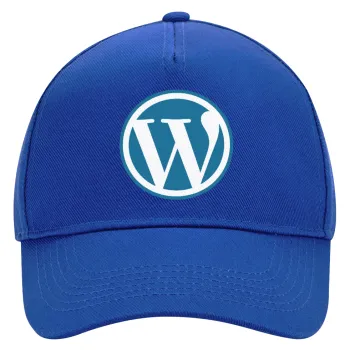Wordpress, Καπέλο Ενηλίκων Ultimate ΜΠΛΕ, (100% ΒΑΜΒΑΚΕΡΟ DRILL, ΕΝΗΛΙΚΩΝ, UNISEX, ONE SIZE)
