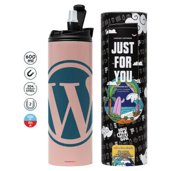 Wordpress, Tumbler stainless steel PINK 600ml