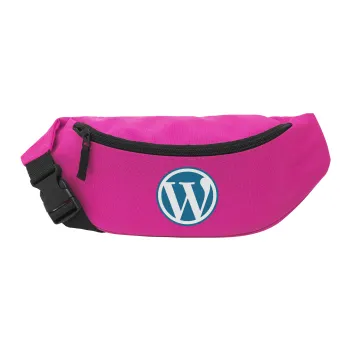 Wordpress, Unisex waist bag (banana) in PINK color with 2 pockets