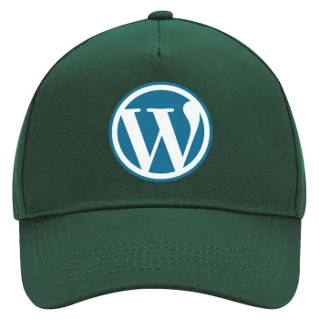 Wordpress, Καπέλο Ενηλίκων Ultimate ΠΡΑΣΙΝΟ, (100% ΒΑΜΒΑΚΕΡΟ DRILL, ΕΝΗΛΙΚΩΝ, UNISEX, ONE SIZE)