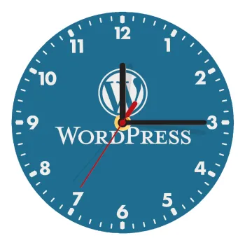 Wordpress, Ρολόι τοίχου ξύλινο (20cm)