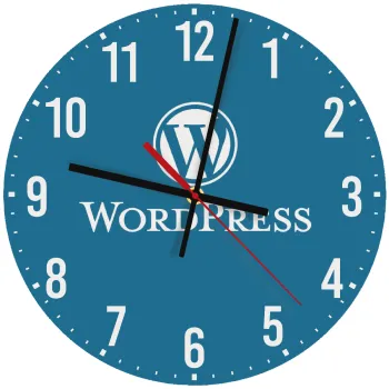 Wordpress, Ρολόι τοίχου ξύλινο (30cm)