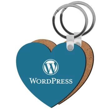 Wordpress, Μπρελόκ Ξύλινο καρδιά MDF