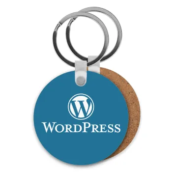 Wordpress, Μπρελόκ Ξύλινο στρογγυλό MDF Φ5cm