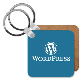Wordpress, Μπρελόκ Ξύλινο τετράγωνο MDF