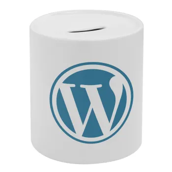 Wordpress, Κουμπαράς πορσελάνης με τάπα