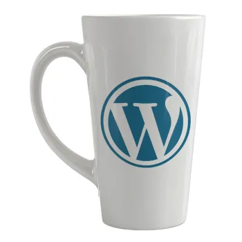 Wordpress, Κούπα κωνική Latte Μεγάλη, κεραμική, 450ml