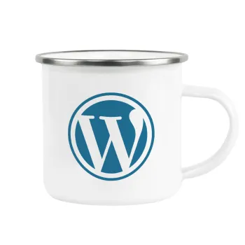 Wordpress, Κούπα Μεταλλική εμαγιέ λευκη 360ml