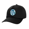 Child's Baseball Cap, 100% Cotton, Black