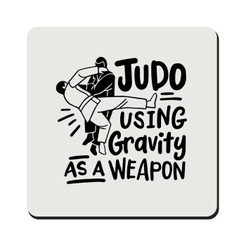 Judo using gravity as a weapon, Τετράγωνο μαγνητάκι ξύλινο 9x9cm