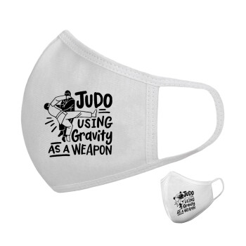 Judo using gravity as a weapon, Μάσκα υφασμάτινη υψηλής άνεσης παιδική (Δώρο πλαστική θήκη)