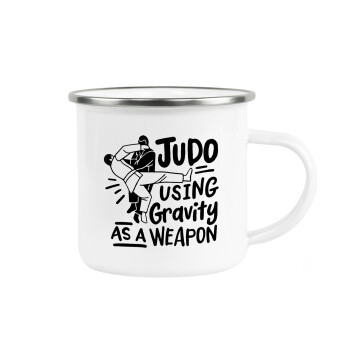 Judo using gravity as a weapon, Κούπα Μεταλλική εμαγιέ λευκη 360ml