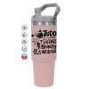 Pink color, 890ml (30oz) stainless Steel Tumbler with Handle