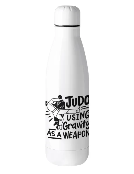 Judo using gravity as a weapon — Metal mug thermos (Stainless steel), 500ml