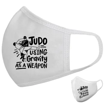 Judo using gravity as a weapon, Μάσκα υφασμάτινη υψηλής άνεσης παιδική (Δώρο πλαστική θήκη)