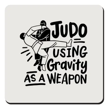Judo using gravity as a weapon, Τετράγωνο μαγνητάκι ξύλινο 9x9cm