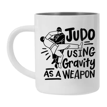 Judo using gravity as a weapon, Mug Stainless steel double wall 300ml