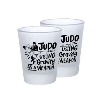 Judo using gravity as a weapon, Σφηνοπότηρα γυάλινα 45ml του πάγου (2 τεμάχια)