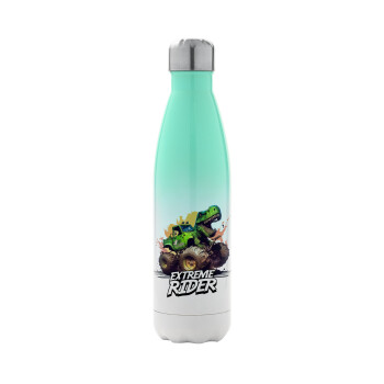 Extreme rider Dyno, Metal mug thermos Green/White (Stainless steel), double wall, 500ml
